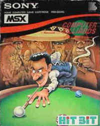 Computer Billiards PAL MSX PAL box art